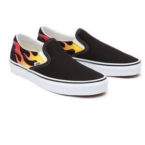 Vans Classic Slip On Flame